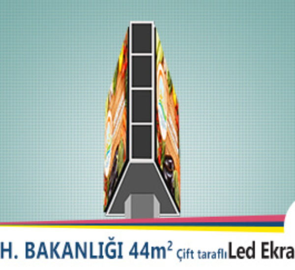 T.C. Gıda Tarım Ve Hayvancılık Bakanlığı  44m2 ( Çift Taraflı ) Led Ekran Projesi